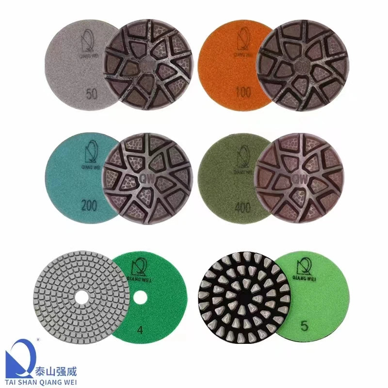 Diamond Polishing Pads for Heavy Duty Grinding Machine Dry Use for Hard Concrete Floor Polishing Pads 90mm Pad Polishing