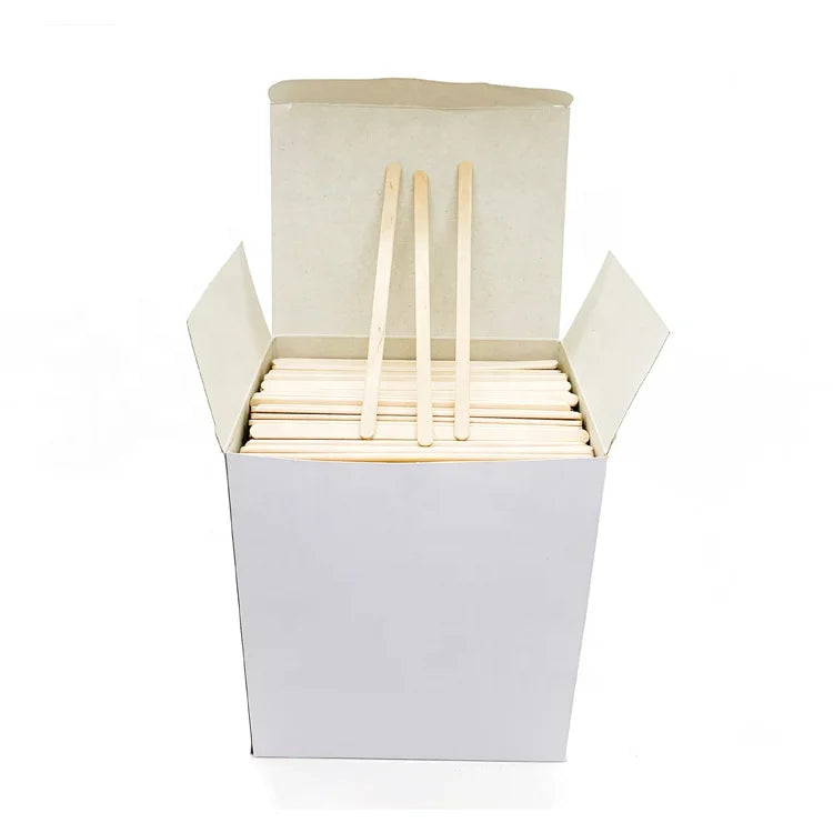 Disposable  Single Wrapper Paper  Birchwood Coffee Stirrers Suitable Bakery Coffee & Tea Shops