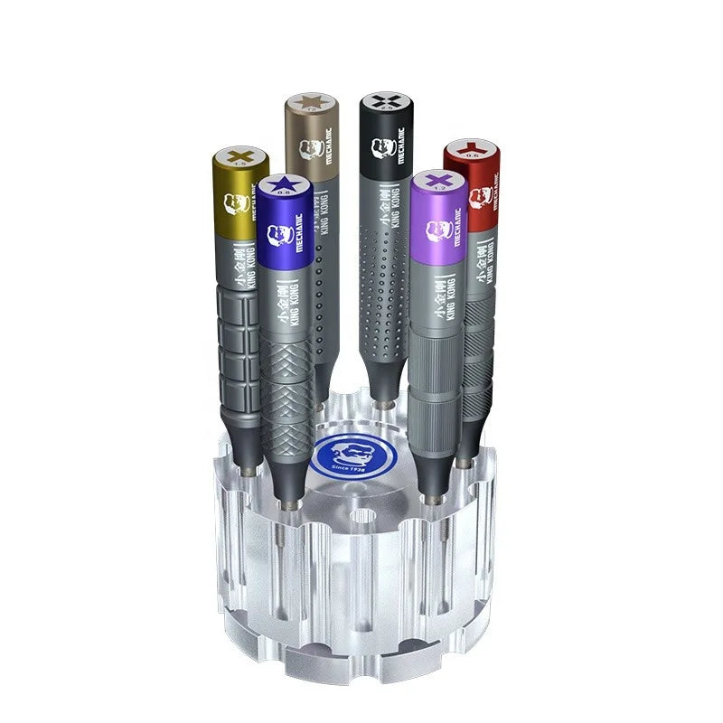 Mechanic King Kong Screwdriver Set With Storage Box 0.8 0.6 1.2 2.5 T2 1.5 Phone Repair Disassembly Tools for Android