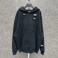 Hoodie Manufacturer Best Quality Custom Heavy Blank Print Oversized Black Acid Washed Hoodie Wholesale