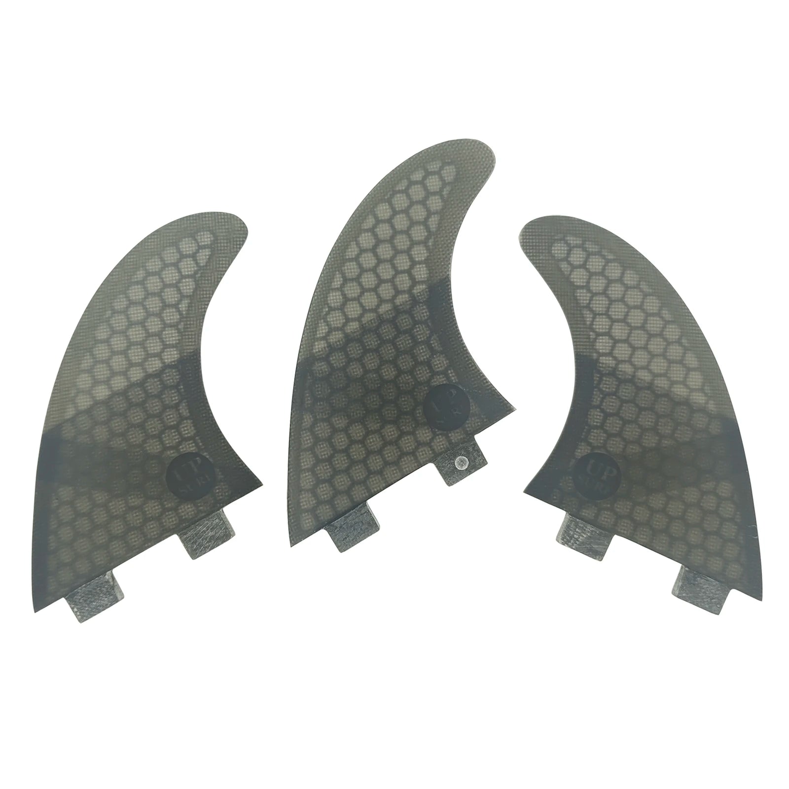 Grey Color G5 Honeycomb Surfboard Fin UPSURF Double Tabs Fins for Board