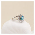 Customizable 925 Sterling Silver Ring Sapphire Diamond Stones New Trend Jewelry for Women's Engagement Wedding for Parties Gifts