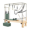 Bed Combo cadillac Reformer Machine Wood Elevated Bed Pilates cadillac Reformer