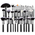 13-Piece Full Set Professional High-grade Synthetic Luxury Cosmetic Brush Set Flat Brush for Body Private Label Makeup Brushes