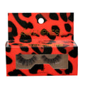 Custom Logo Luxury With Window Lash False Eyelashes Packaging Box Leopard Print Eyelash Empty Eye Clear Lash Box