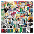 55Pcs Sakamoto Days Anime Graffiti Stickers for Luggage Phone Decor Japanese Cartoon Sticker