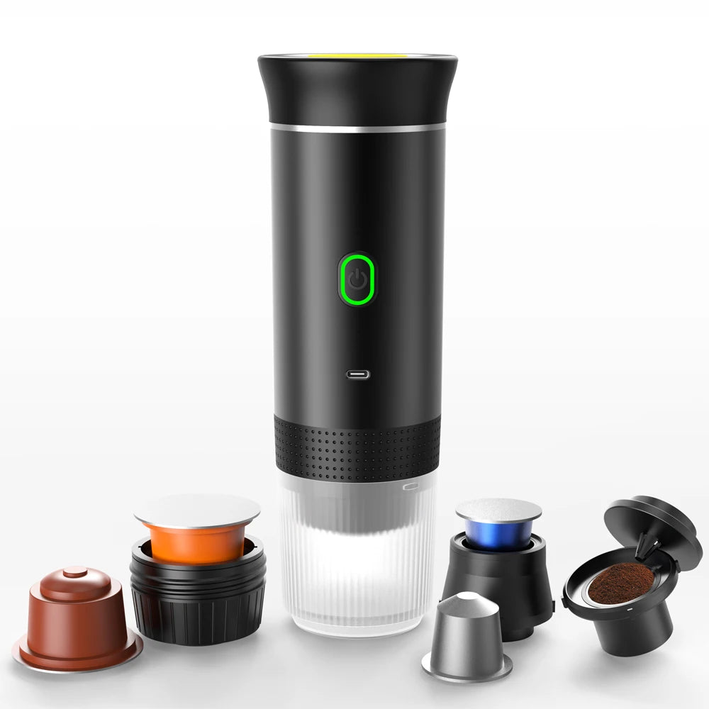 2025 New Mini Capsule Instant Coffee Machine Portable Smart Coffee Makers Small Automatic Electric Espresso Machine