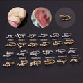 Wholesale Fashion Nose Cuff Gold Plated Zodiac Non Piercing Nose Rings for Women