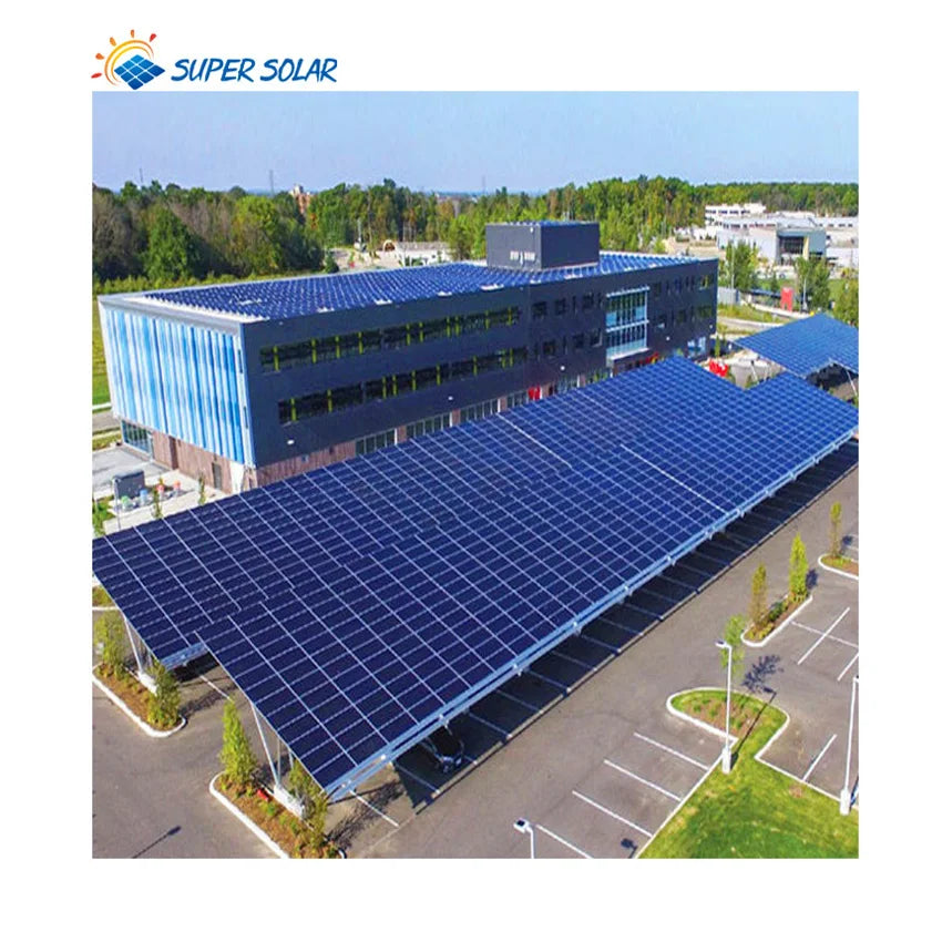 10 Kw DIY Solar Mounting System MIT SOLARDACH Carport Solar Rack for Selber Bauen