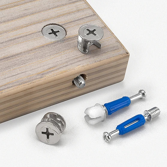 Connector Furniture Cam Connector Screw 3 in 1 Mini Fix Fasteners Eccentric Screws