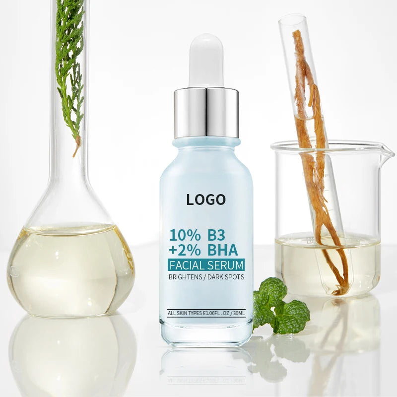 Private Label Anti-wrinkle Moisturizing Niacinamide Vitamin B3 BHA Face Serum