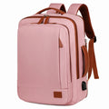 Women's Multi-Layer Expandable Travel Backpack Oxford Material Carry-on for Daily Life School Business Waterproof USB Port