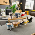 3D Cartoon Dog Cat Animal Mugs Customized Logo Ceramic Puppy Water Cups Customized Color Hand Grip Cute Coffee Tea Mugs Business