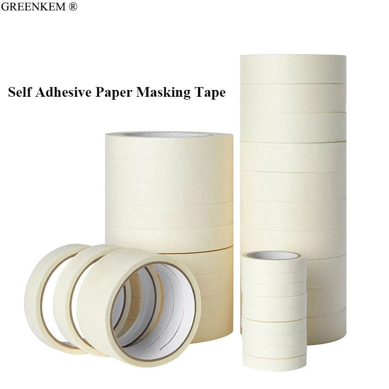 Factory Latest Self Adhesive Paper Masking Tape Auto Refinish Automotive Masking Tape