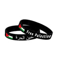 Stock silicon Palestine wristband print silicon Palestine wristband