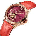 JSDUN 8820 New Design Custom OEM Factory Direct Sale Bracelet Movement Ceramics Stainless Steel Automatic Mechanical Lady Watch