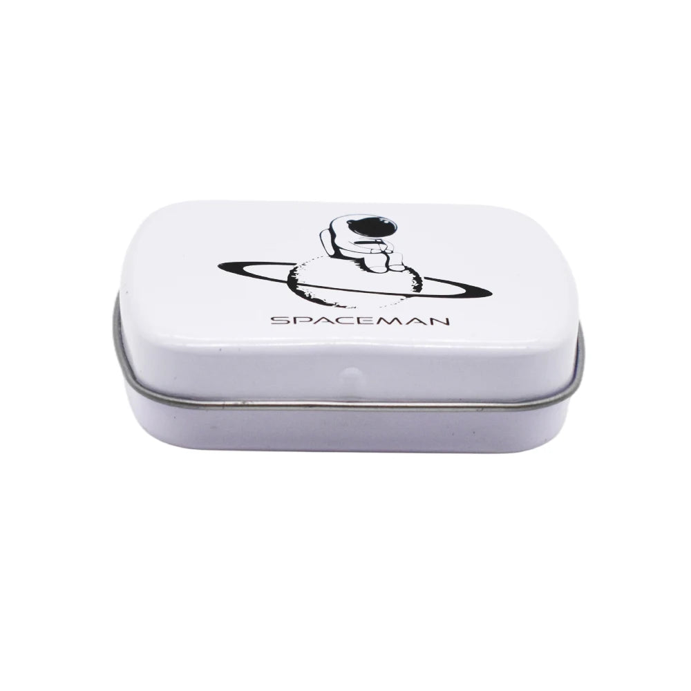 Customize  Brow Styling Soap Packaging Small Hinged Metal Container Tin Case Box