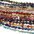 Wholesale 8-12mm Fashion Women Natural Sapphire Irregular Rough Bead String Raw Tumbled Chip Beads