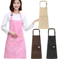 Wholesale Custom Reusable Sleeveless Cheap Restaurant Kitchen Cooking Aprons for Women