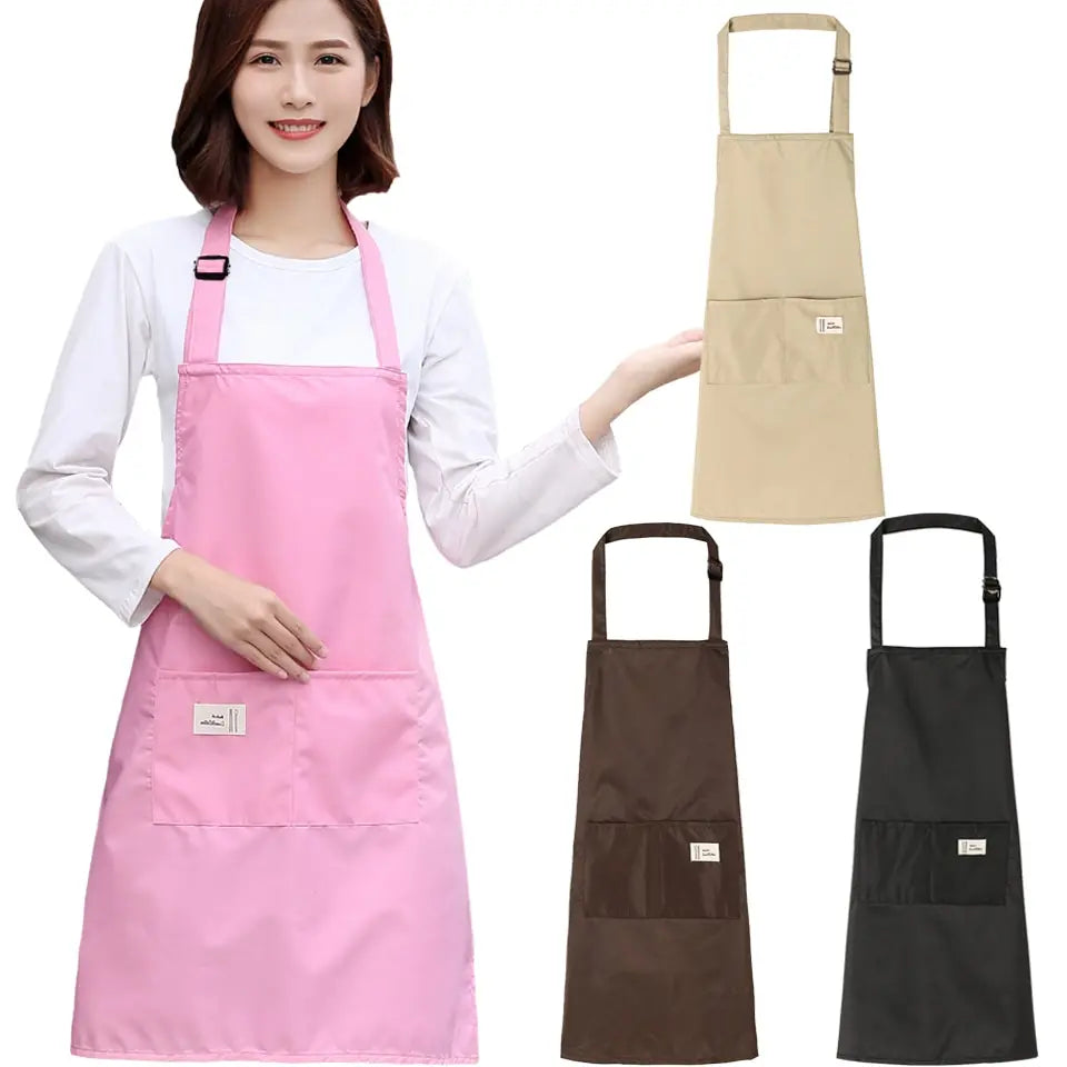 Wholesale Custom Reusable Sleeveless Cheap Restaurant Kitchen Cooking Aprons for Women