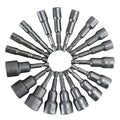 6-19mm Magnetic Hexagon Handle Socket Wrench Bits Set Electric Hand Drill Bit Screwdriver Steel Power Screw Drivers Adapte Kits