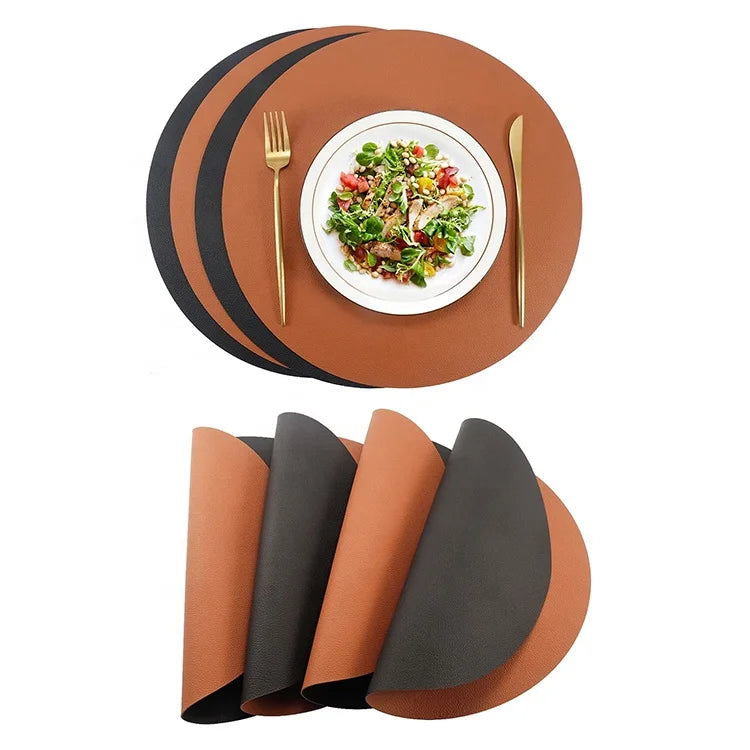 Fast Delivery Wholesale Custom Table Placemats Luxury Round Placemat Wholesale Circle Placemat