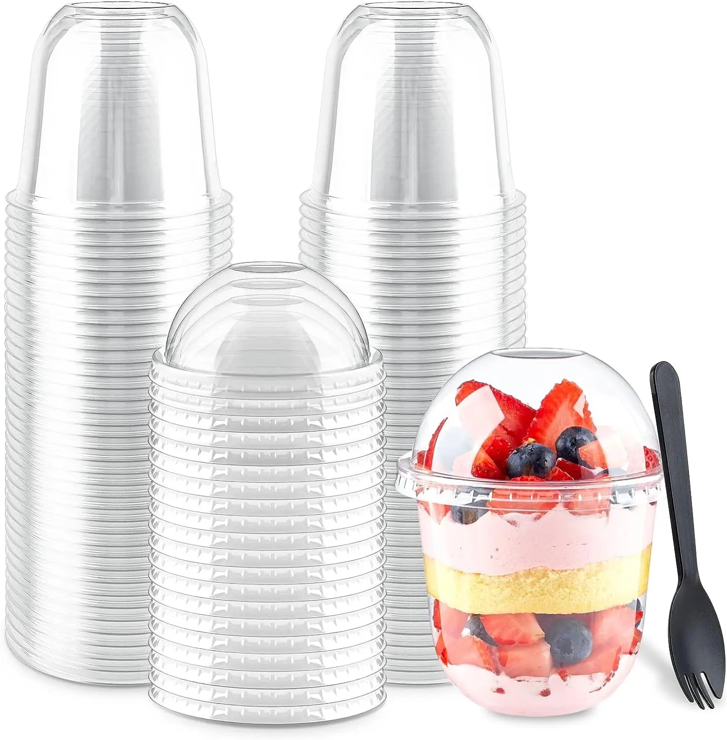 Custom Logo Clear PET Cup Disposable Smoothie Boba Bubble Milk Tea Plastic Takeaway Ice Coffee Cups With Lids 12 16 20 24 32 oz
