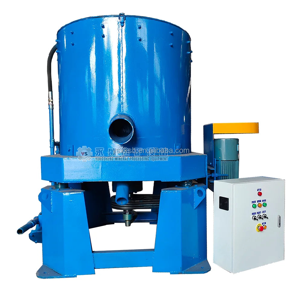 China Jiangxi STLB20/30/60/80/100/120 Automatic Working Gravity Separation Water Jacket 0-6 mm Centrifugal placer Gold Separator