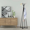 Personalizable Iron Removable Coat Rack Multiple Tree Shape Metal Hanger Stand for Bedroom and Bathroom Living Room Furniture
