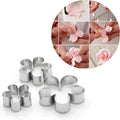 3Pcs/Set Cookie Baking Mold Stainless Steel Rose Petal DIY Fondant Cutting Pastry Cutters Mold Baking Tools