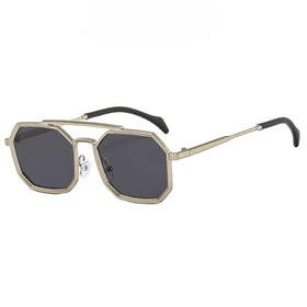 Designer Men's Metal Frame Sunglasses UV400 PC Frame Colored Lenses Unisex Luxury Brand