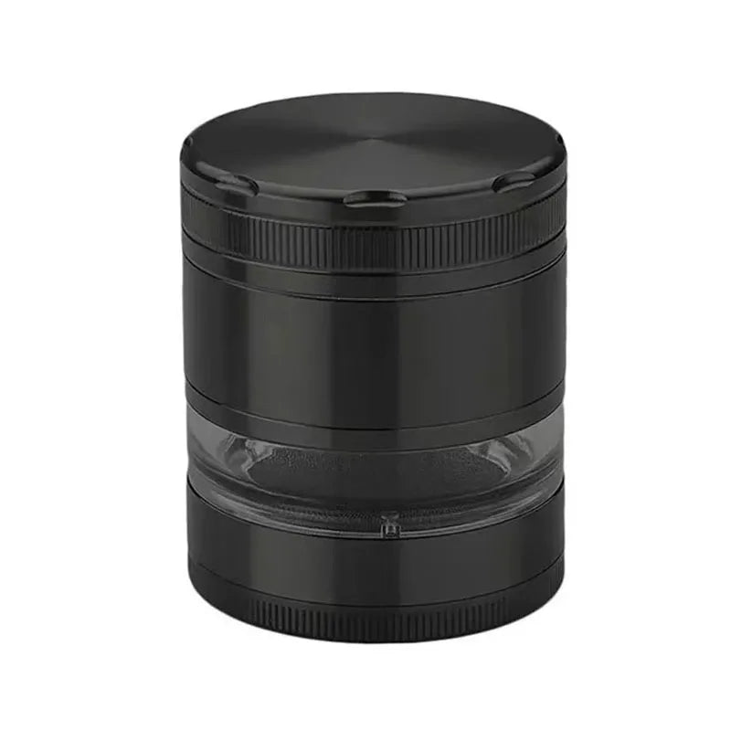 Metal Herb Grinder with Colorful Aluminum Alloy Material Grinder 63mm 4 Parts Include Custom logo