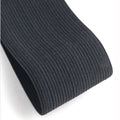 Crocheted Black Elastic Band in 2\" 3\" 4\" 5\" 6\" Sizes Embroidered Technique