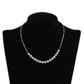 ZHUJI New Arrival Charms Natural Freshwater White Baroque Pearl AAA Grade 6-7mm Third Party Certified Necklace