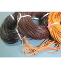 BMZ LWG-TEST Original 100% Suede Genuine Cowhide Leather Cord Italy Quality Black Brown Jewelry Findings Components Recycled