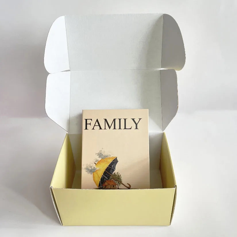 Low MOQ Custom Printing logo Cosmetic Corrugated Packaging Recycle Mailer Paper Box Airplane Shipping Box
