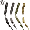 Anti Lost Equipment Swivel Secure Coiled Wire Elastic Strap Tactical Hunting Sling