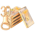 21/30/40/50/60/70 More Number Anniversary Decoration Guests Gifts Golden Bottle Can Opener for Birthday Wedding Party Supplies