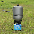 Hot Sale Four Seasons Portable Backpacking Mini Gas Aluminium Reactor Outdoor Integrated Picnic Stove