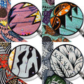 Fashion Wholesale Real Wax Fabric 6 Yards Swallows Pattern Design Printing 100% Cotton Batik Fabrics for Women Sewing Garment