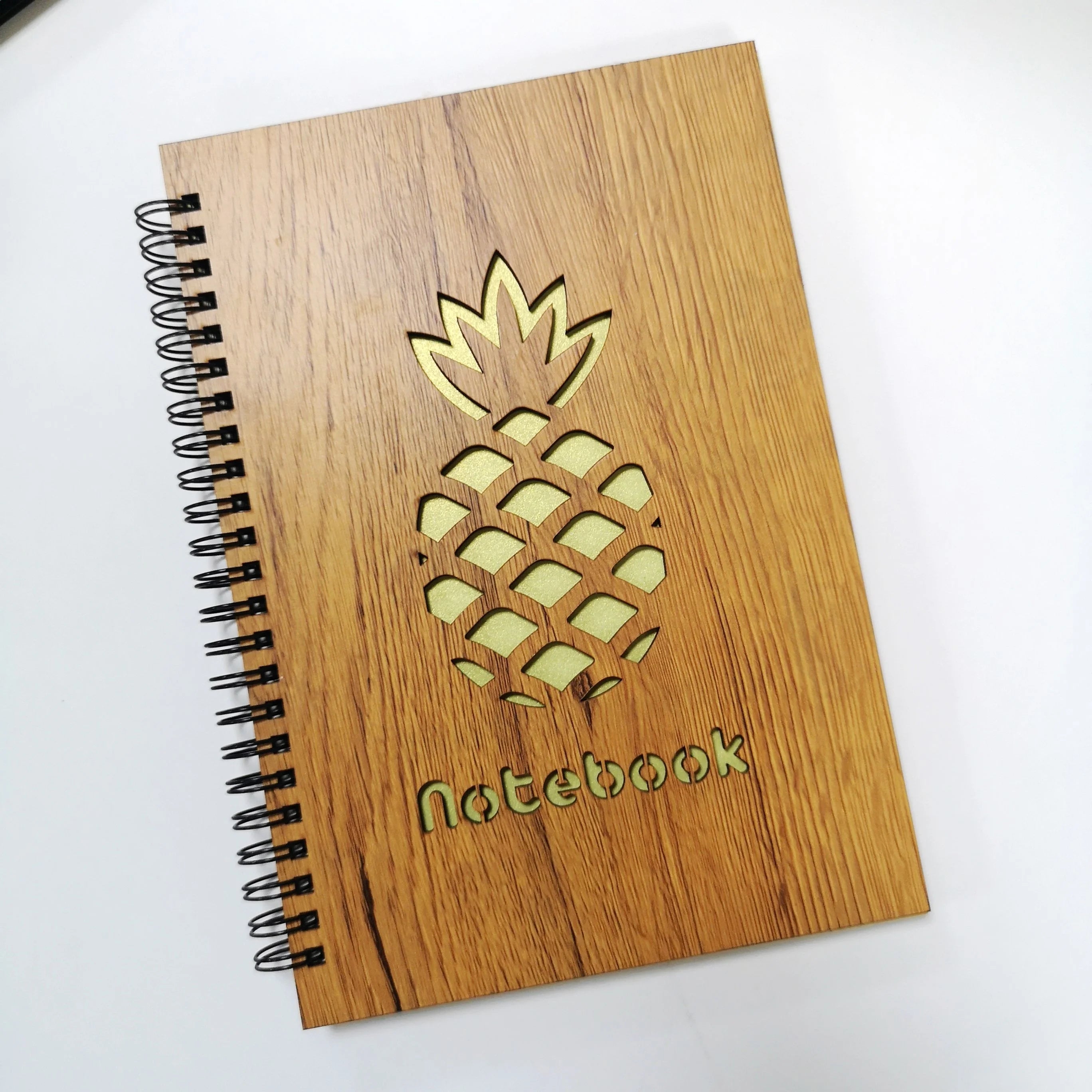 Pineapple Diaries Wooden Book Notebooks