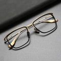 DTX106 Retro Optical Eyeglasses Women Men Titanium  Lightweight Spectacle Frame for Myopic Support Eyewear Frame Lens