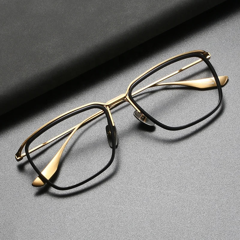 DTX106 Retro Optical Eyeglasses Women Men Titanium  Lightweight Spectacle Frame for Myopic Support Eyewear Frame Lens