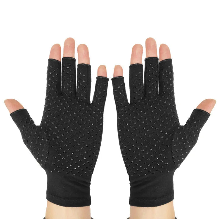 Fitness Gloves with Spandex Compression Pressure Therapy Arthritis Gloves Designed for Pain Relief