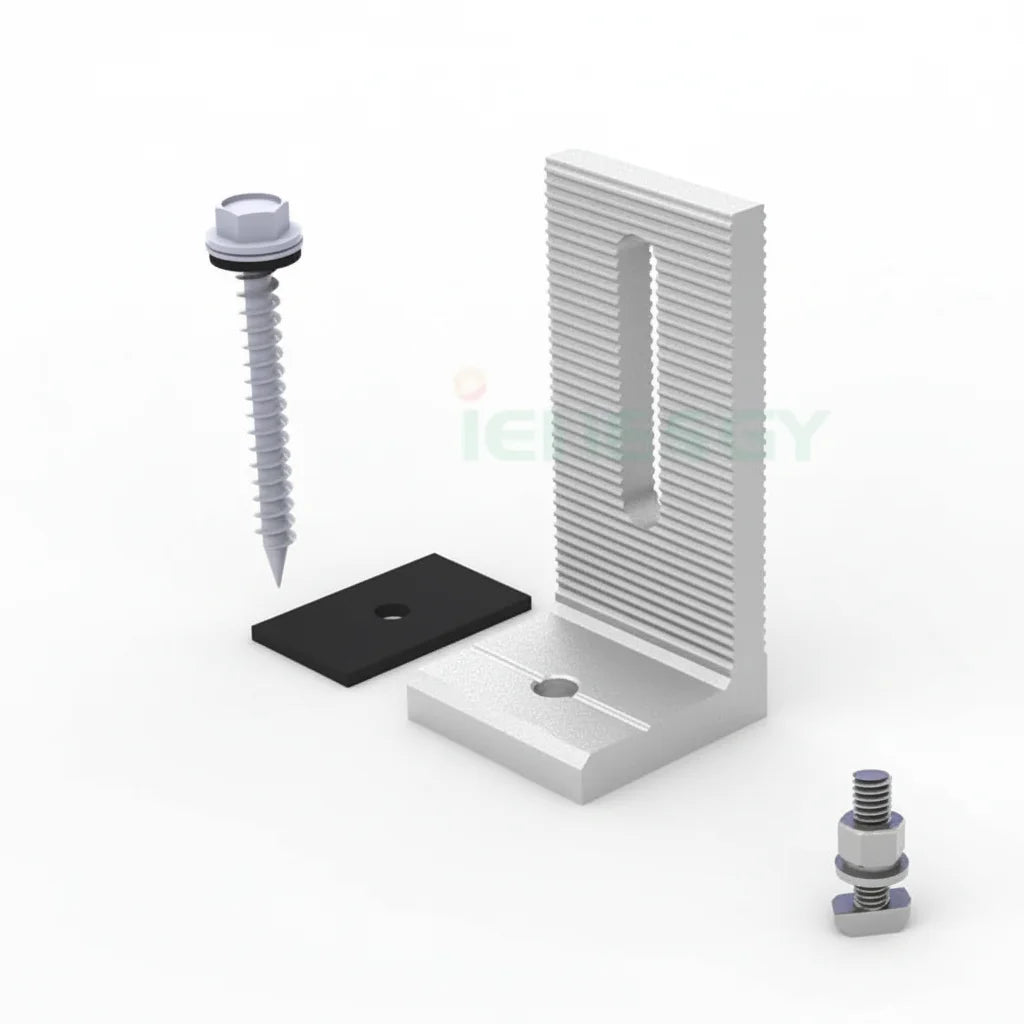 Solar Panel Parts Mounting Components  Aluminium L Foot for Solar Panel Mount