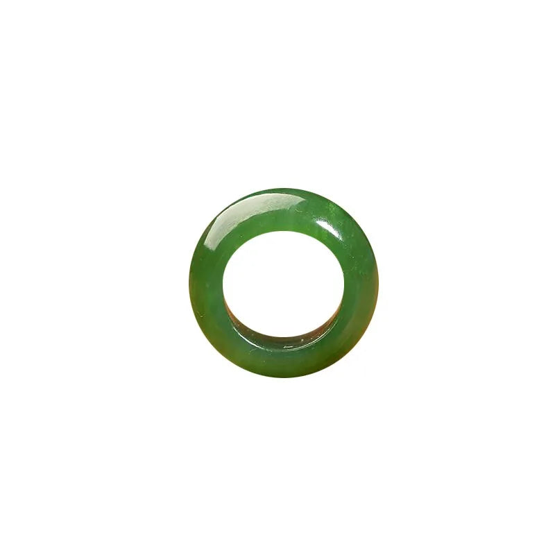 Wholesale Jadeite Natural Hetian Jade Rings for Men with Certificate Jadeite Burma Jade Stone Ring Jewelry Jade Ring for Women