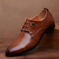 Men's Leather Shoes Men Business Dress Shoes Male All-Match Casual Shoe Wedding Bridegroom Party Career Working Footwear for Man
