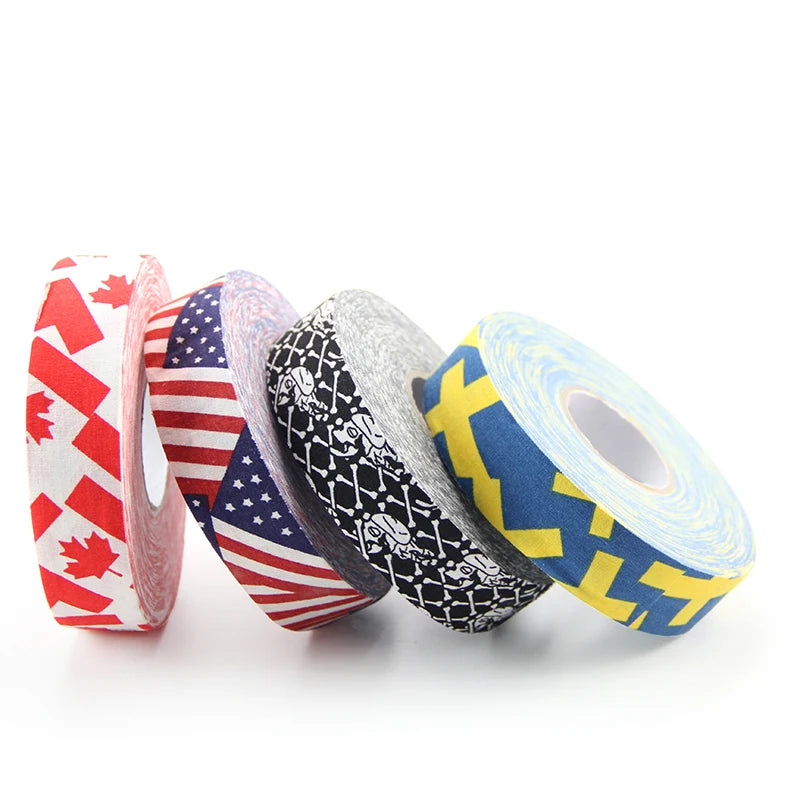 No Residual Glue Hockey Tape Increase Friction Non-Slip Hockey Tape for Sticks Rackets Fingers and Legs