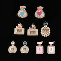 Bling Bulk Rhinestone Brand Luxury Metal Designer Charms for Bangle Bracelet Jewelry Making