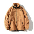 Men Harajuku Jacket New Mens Winter Fleece Windbreakers Hip Hop Japanese Streetwear Male Korean Style Grey Jackets for Men